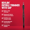 Revlon Cuticle Trimmer With Cap, High Precision V-Tip and Comfortable