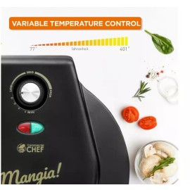 Commercial Chef Maker Pizza Countertop Quesadilla Grill Sandwich Personal Indoor New Nonstick