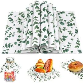 150Pcs Eucalyptus Deli Paper, 9.8 x 8.3inch Eucalyptus Proof Food Deli Paper Sandwich Wrap Paper Grease Resistant Paper Liners Greaseproof Food Wax Paper for Home Kitchen