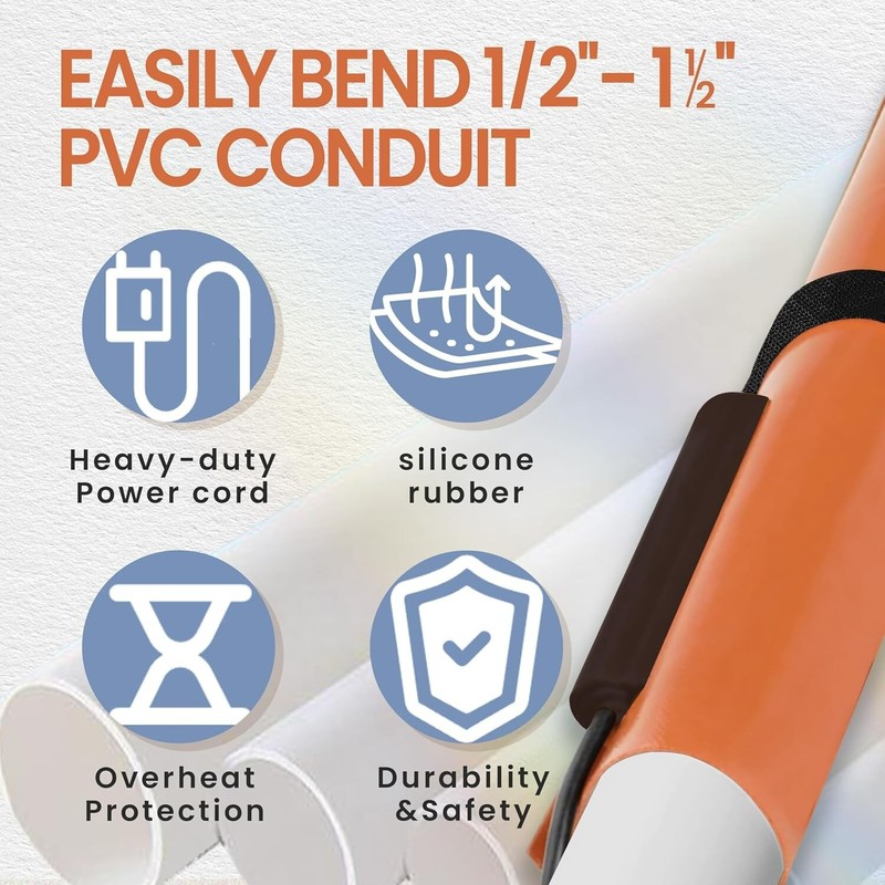 SnulyHeet Electric PVC Bender - ½"-1½" Conduit, 200W, 120V Discount