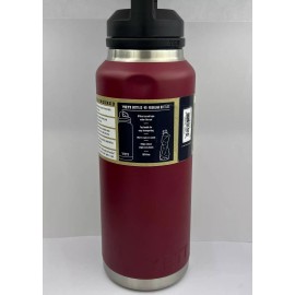 Yeti Rambler 46oz Bottle w/ Chug Cap Harvest Red NEW w/ small DENT