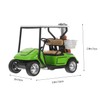 Mikinona Miniature Golf Cart Model Durable Desktop Decoration Realistic Golf