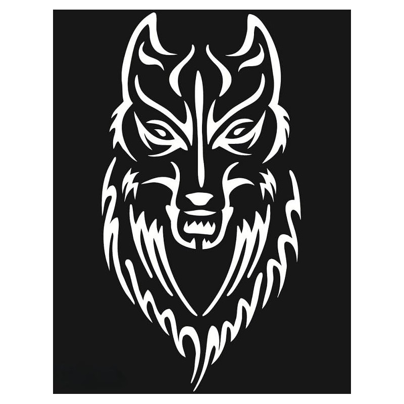 3 Sheets Eagle Wolf Scorpion Tattoo Stencil Tattoo Template