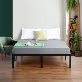 Olee Sleep 14 Inch Dura Metal Steel Slat Bed Frame, Twin XL