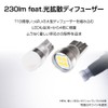 Bubu-Material T10 LED White 7000K Vehicle Inspection Compatible TYPE-EVO Gently