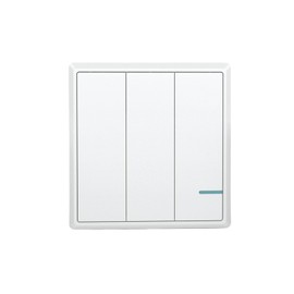 Thinkbee Wireless Lights Switch Panel, IP66 Waterproof No-Wiring Wall Switch Can Remotely Control Lamps 330ft Indoor & 1700ft Outdoor, Freely Expand Lighting System without Tearing Walls (Only Panel)