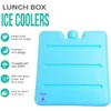 3Pcs Mini Reusable Travel Ice Freezer Blocks for Picnic Lunch