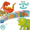 boppi Baby Stacking Blocks Dinosaur Toys with Letters and Numbers,