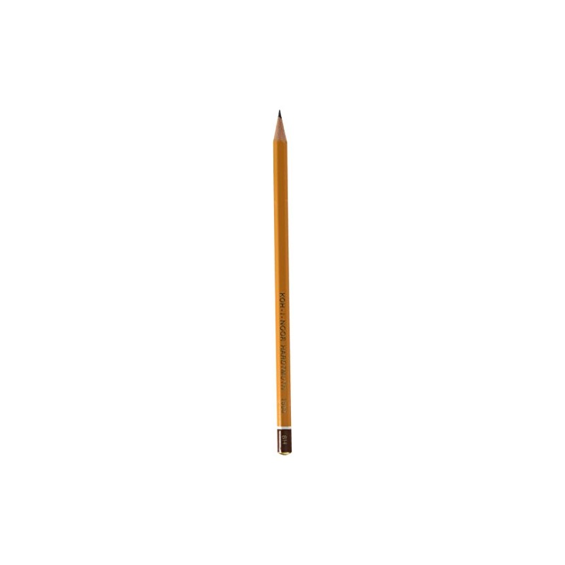 KOH-I-NOOR 8H Graphite Pencil (Pack of 12), yellow