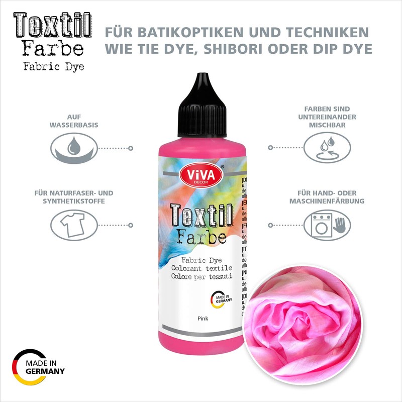 Viva Decor Fabric Dye (Textil Farbe) 90ml - Violet