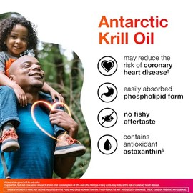 MegaRed 350mg Omega-3 Krill Oil, 130 softgels