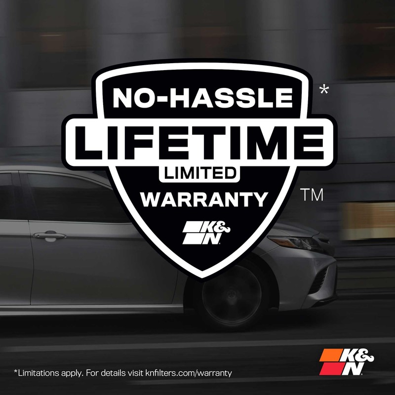 K&N LIFETIME Cabin Air Filter: Premium, Washable, Clean Air for