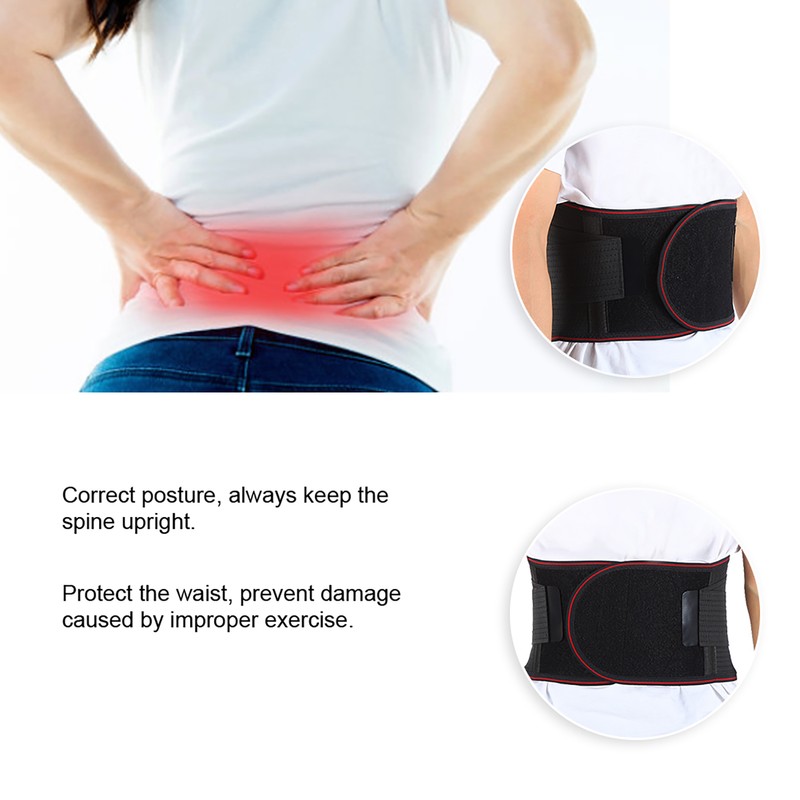 Self Heating Waist Belt Infrared Waist Protection Waist Support Brace(XXL