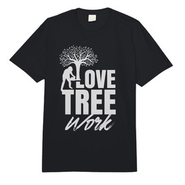 I Love Tree Work Tree Care Forest Worker Comfort Colors Adult Heavyweight T-Shirt