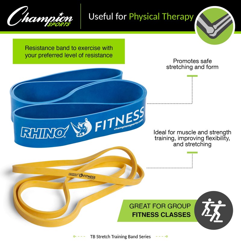 Champion Sports Stretch training band (1.75 inches).