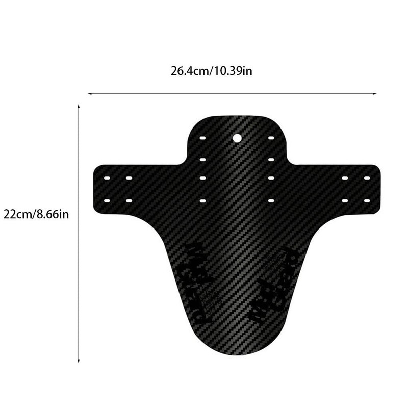 Mud Guard Wear-resistant Mudguard Mountain Accessories Professional Gears , Black