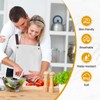 APRONPANDA Waterproof Apron for Women Men, Cooking Chef Apron with