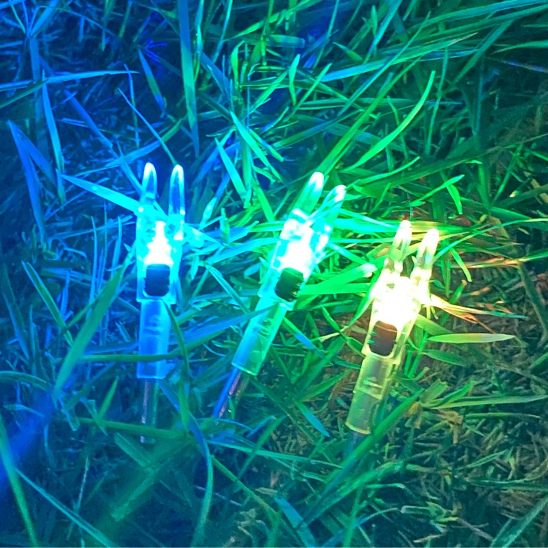 KEAUP 6/12 Pack G Lighted Nocks for Arrows with .165