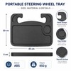 Steering Wheel Tray for Car Dining – Foldable ABS Table