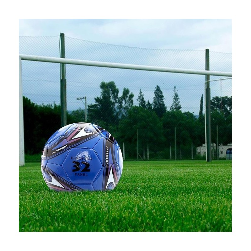 BE POSITIVE Balón de Fútbol Número 5, Gajos Resistentes y