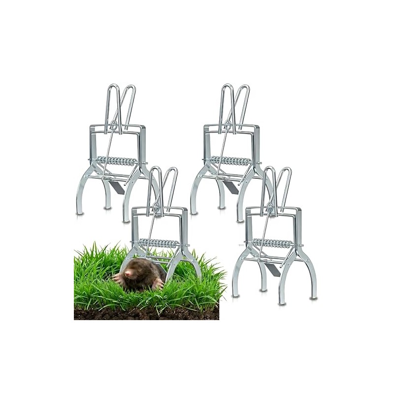 4 Pack Mole Traps that Kill Best, Mole Trap Easy