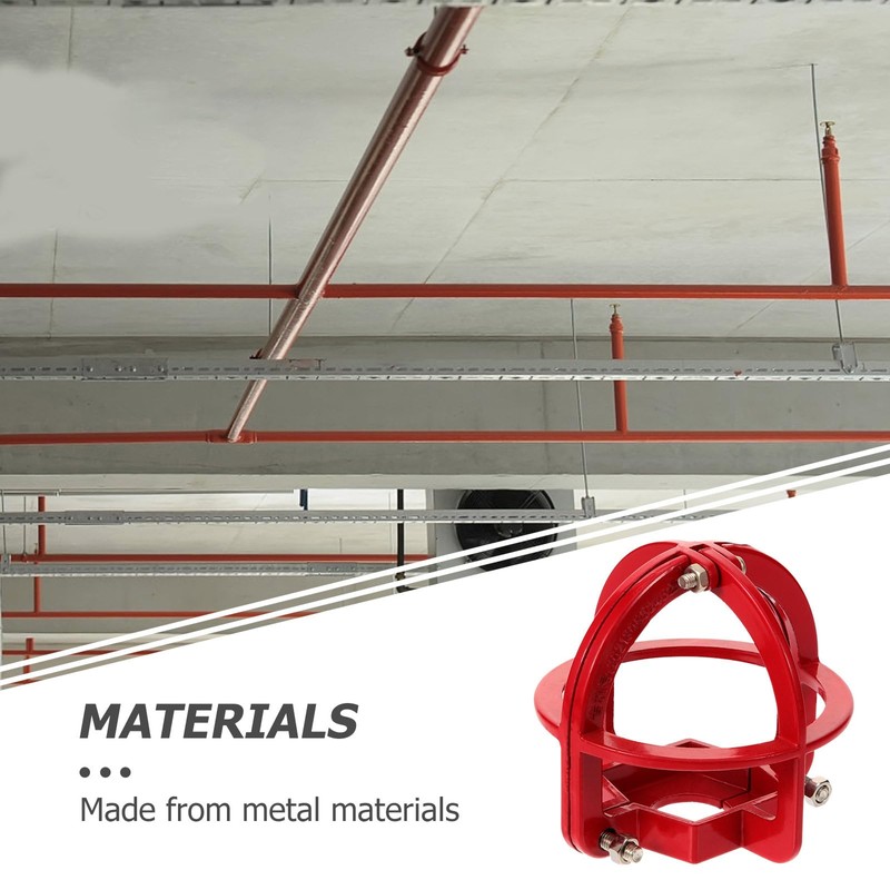 iplusmile Fire Sprinkler Head Cover Protective Guard 3.34X3.34X3.14In for Flush