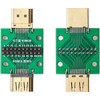 PENGLIN 2PCS HDMI Connector with Test PCB Board,2.54 Pitch 19