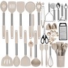 Silicone Cooking Utensils Set, NCUE 35 Pcs Kitchen Utensils Set