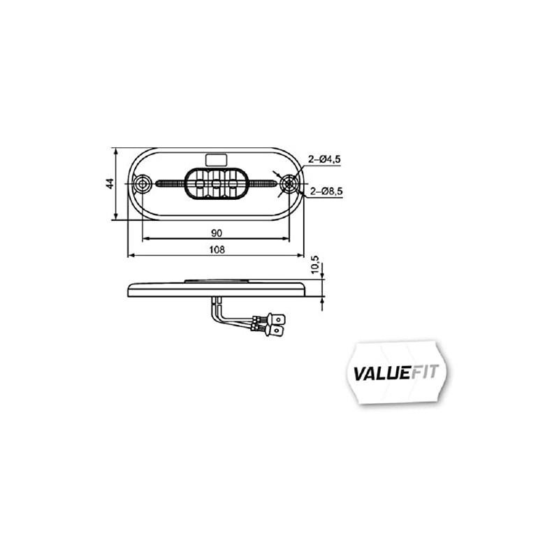 HELLA 2PG 357 009-121 Position Light - Valuefit - 24V