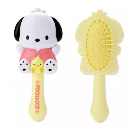 Sanrio Characters (산리오캐릭터즈) 포차코 입체 헤어 브러쉬(956199)(일)두피빗 추천 휴대용머리 러블리 특별한생선물 귀여 Sanrio Characters Pochacco 3D Hair Brush (Recommended for Scalp Care, Portable, Lovely, Special Gift)