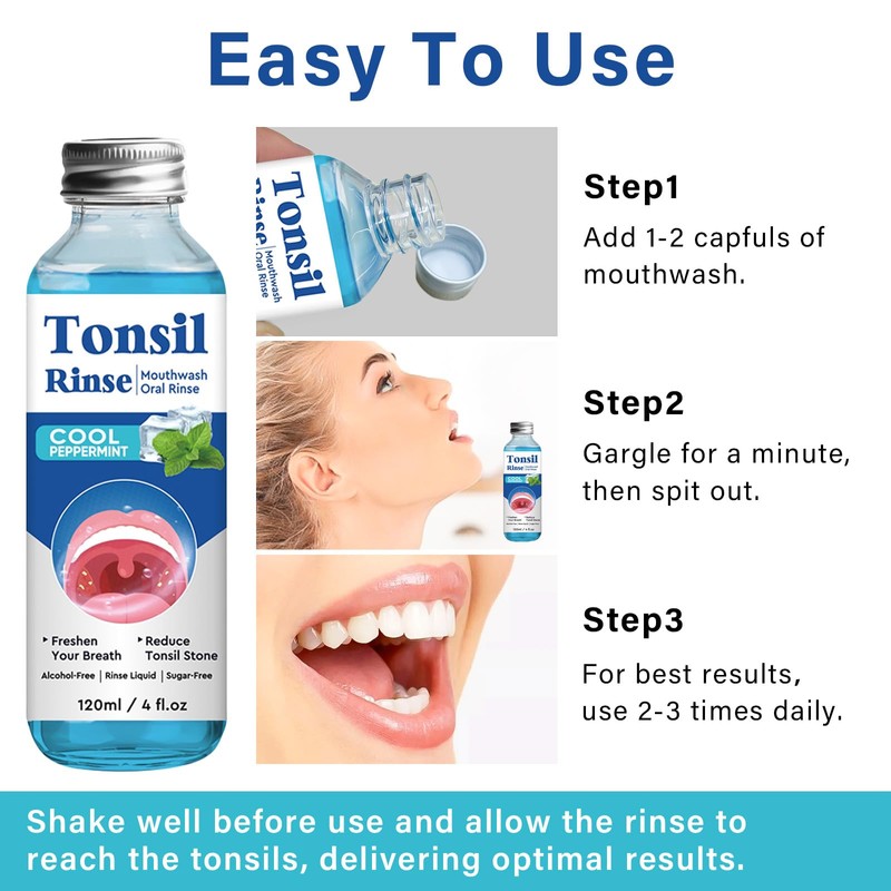Tonsil Stone Remover, Tonsil Stone Care Mouthwash to Help Freshen
