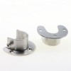 4 Packs Stainless Steel Closet Rod Brackets, 1 Inch Heavy