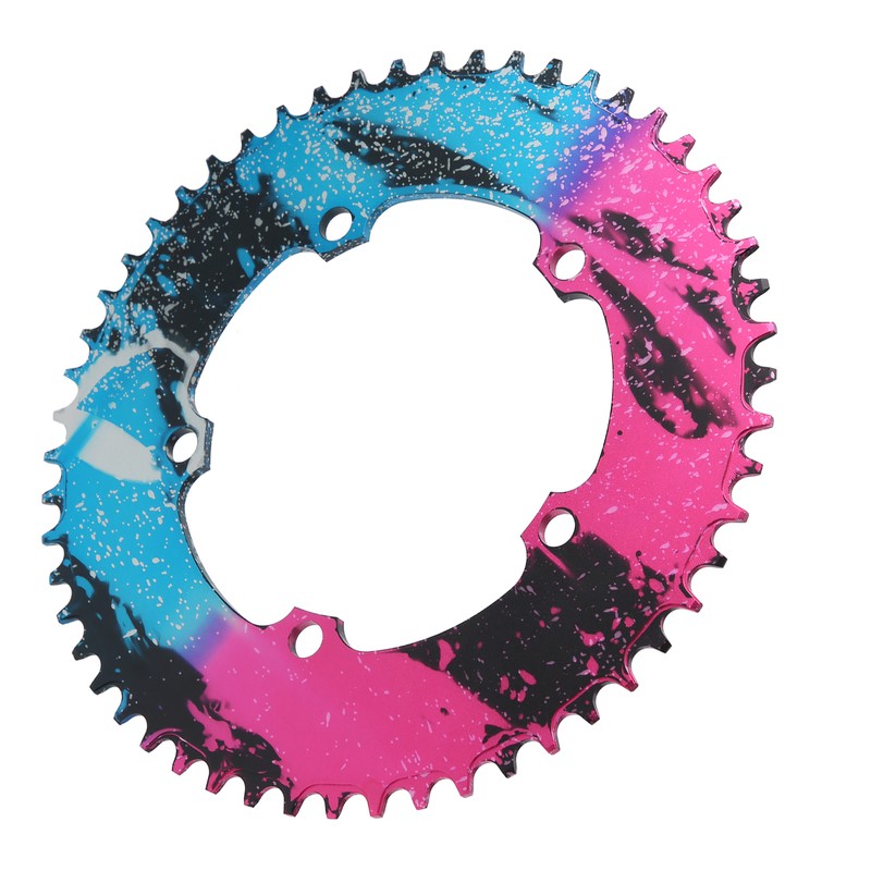 Aluminium Alloy Folding Bike Crankset 56T 130mm BCD Single Disc