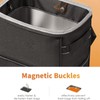 Cozioz Car Trash Can with Lid & Storage Pockets –100%