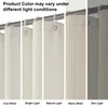 OVZME Cream Shower Curtain Set, Waffle Textured Heavy Duty Fabric