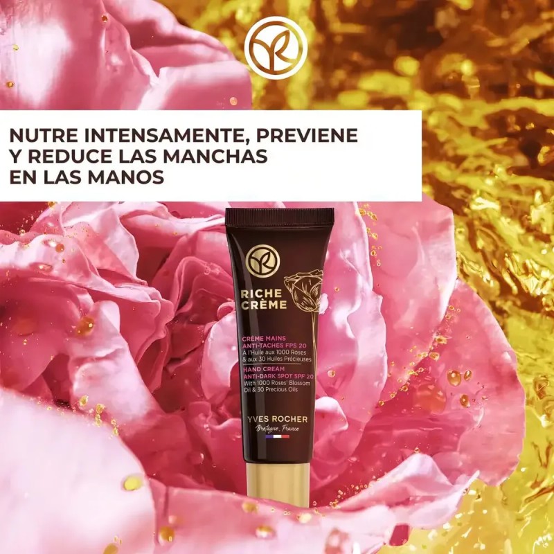 Yves Rocher Crema Humectante Para Manos Antimanchas Anti Age Global