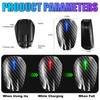 SPOBODY 2PCS Car Door Light Projector Car Door Projector Rechargeable