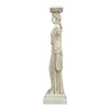 Caryatide Erechtheion Acropolis Athens Female Figure Greek Grey Patina Statue