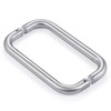 Ranbo Brushed Nickel 6" （CTC） Tubular Back-to-Back Shower Door Handle，3/4"