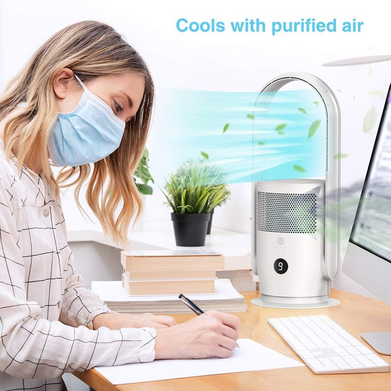 U ULTTY True HEPA Replacement Filters for R021/ R020, Bladeless