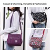 Womens Multi Pocket Casual Canvas Crossbody Bag Travel Purse Messenger