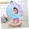 SUPVOX 1Pc Colorful Inflatable Swimming Ring for Adults Fun Pool