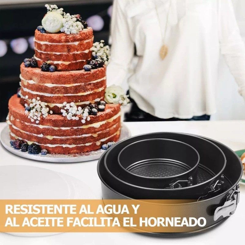 LOVLYLOVLY 6 De Molde Redondo Pasteles Para Tartas, 12/18/20/24/26/28cm