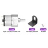 DMiotech Micro DC 12V 600RPM Geared Motor with Bracket Gear