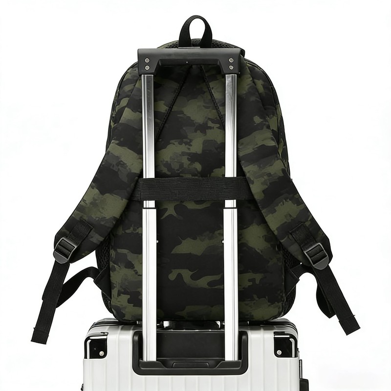 CGYCSY 18'' Dark Camo School Backpack for Teens, 35L Water