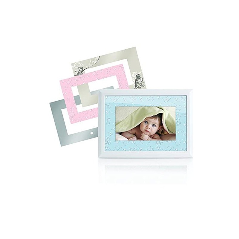 Memorex MDF0712-C 7-Inch Digital Photo Frame with 4 Frame Inserts