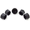 Skoda Alloy Wheel Nut Caps 17mm Matt Black