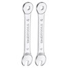 sourcing map 2Pcs Thin Combination Wrench Metrics 4mm 6-Point Ended