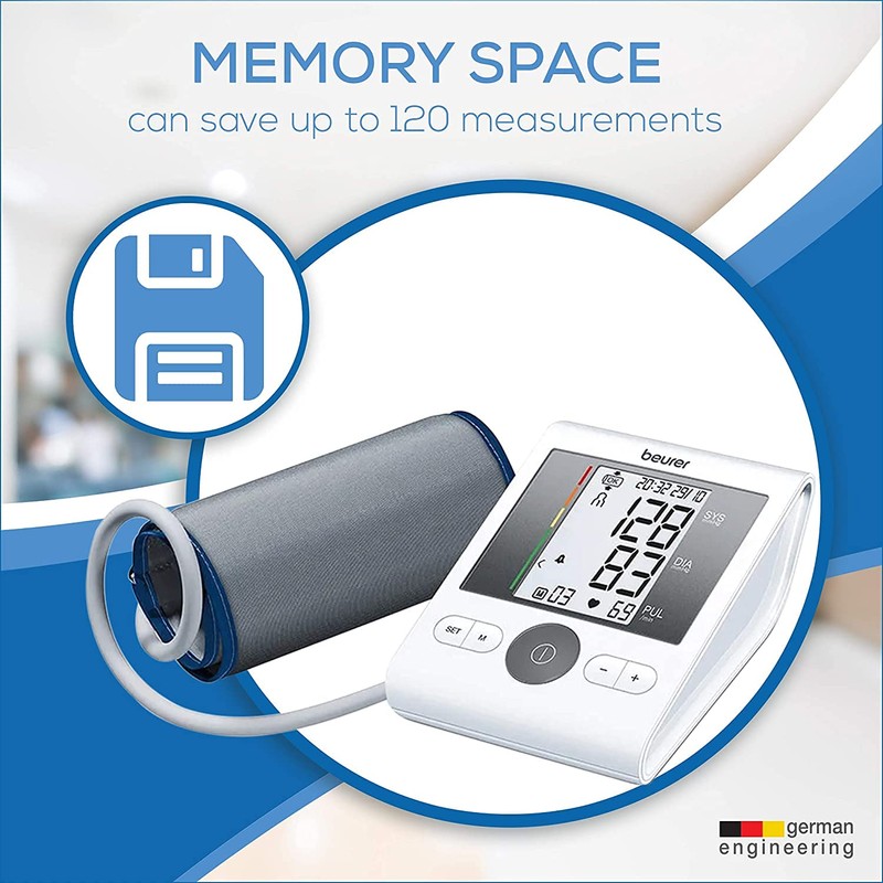 Beurer BM 28 Upper Arm Blood Pressure Monitor White