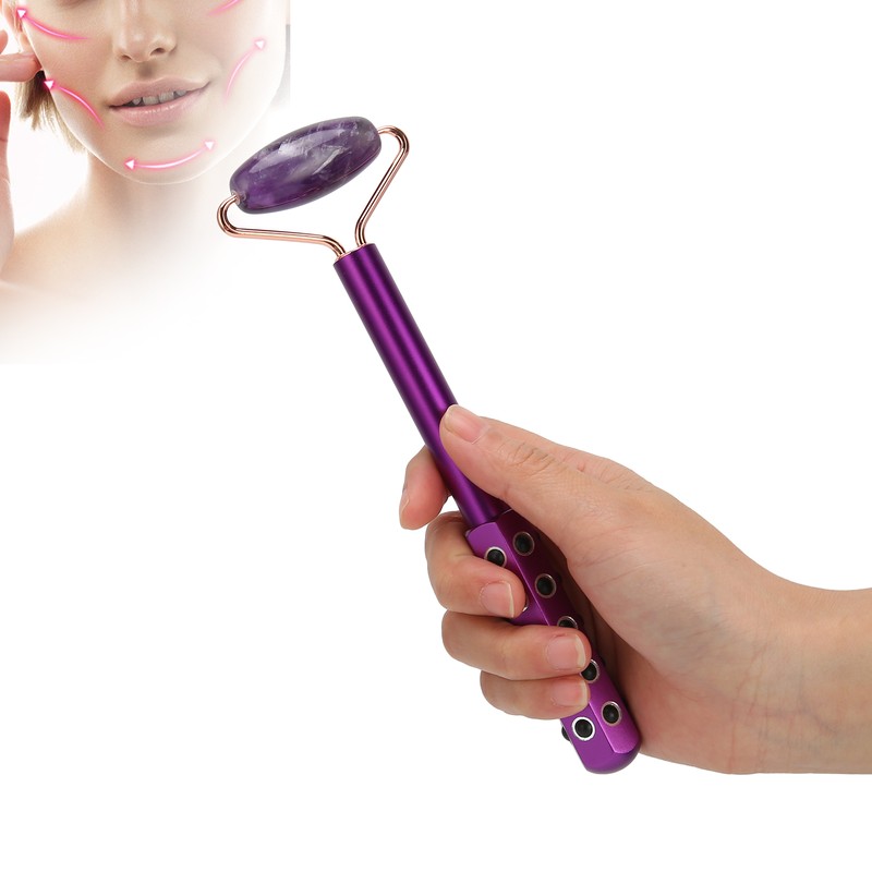 Double Head Germanium Face Massage Roller Portable Facial Skin Tightening